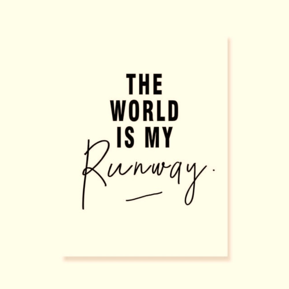 Always run the way